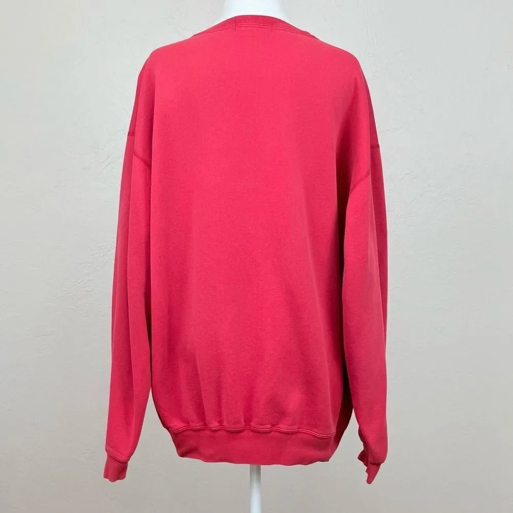 Vintage Polo Ralph Lauren Red Crew Neck Sweatshirt Size XL